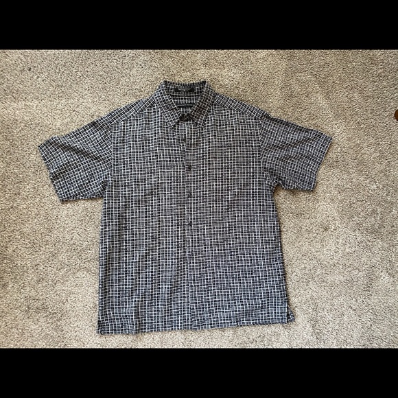 Square print button down - Picture 4 of 5